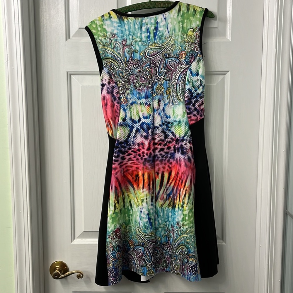 Unique Multi Pattern Dress - Picture 4 of 6